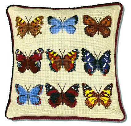 Butterfly Collection Tapestry kit (Plain Canvas)