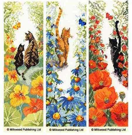 Cats by Bothy Threads ( Follow me) Set of 3