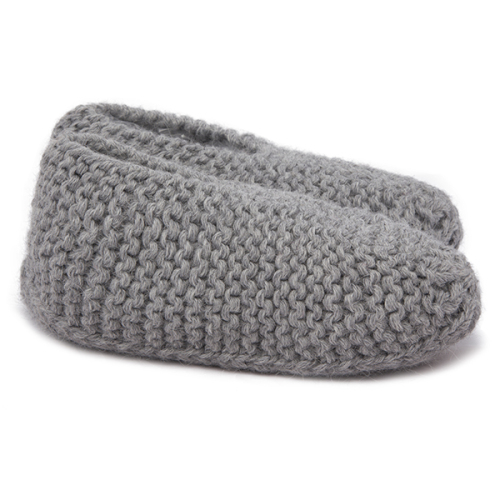 Alpaca and lambswool slippers