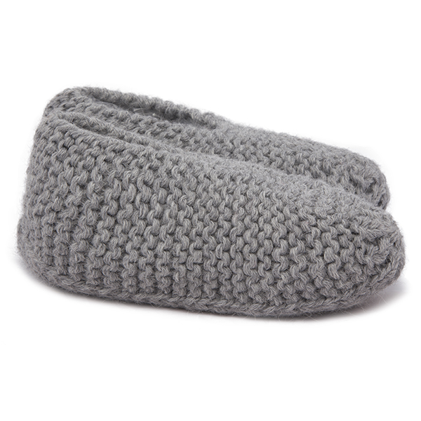Alpaca and lambswool slippers