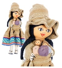 Hand woven traditional dolls