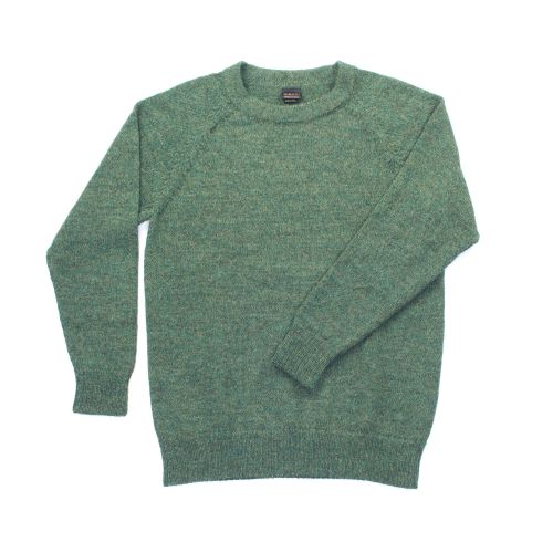 Crew neck pure alpaca jumper, sizes S to XL