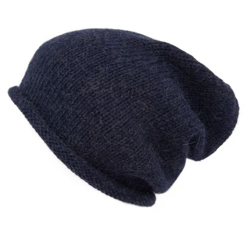 Alpaca slouch hat for men