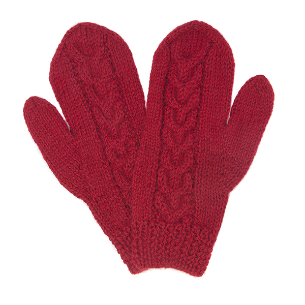 Alpaca 'vintage' mittens